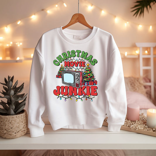 Christmas Movie Junkie Holiday Shirt