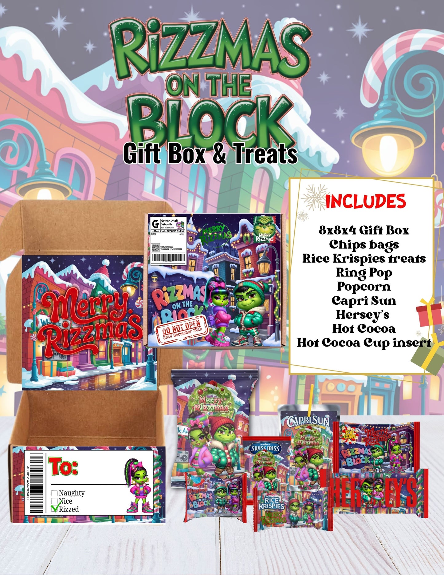 Rizzmas on the Block Gift Box