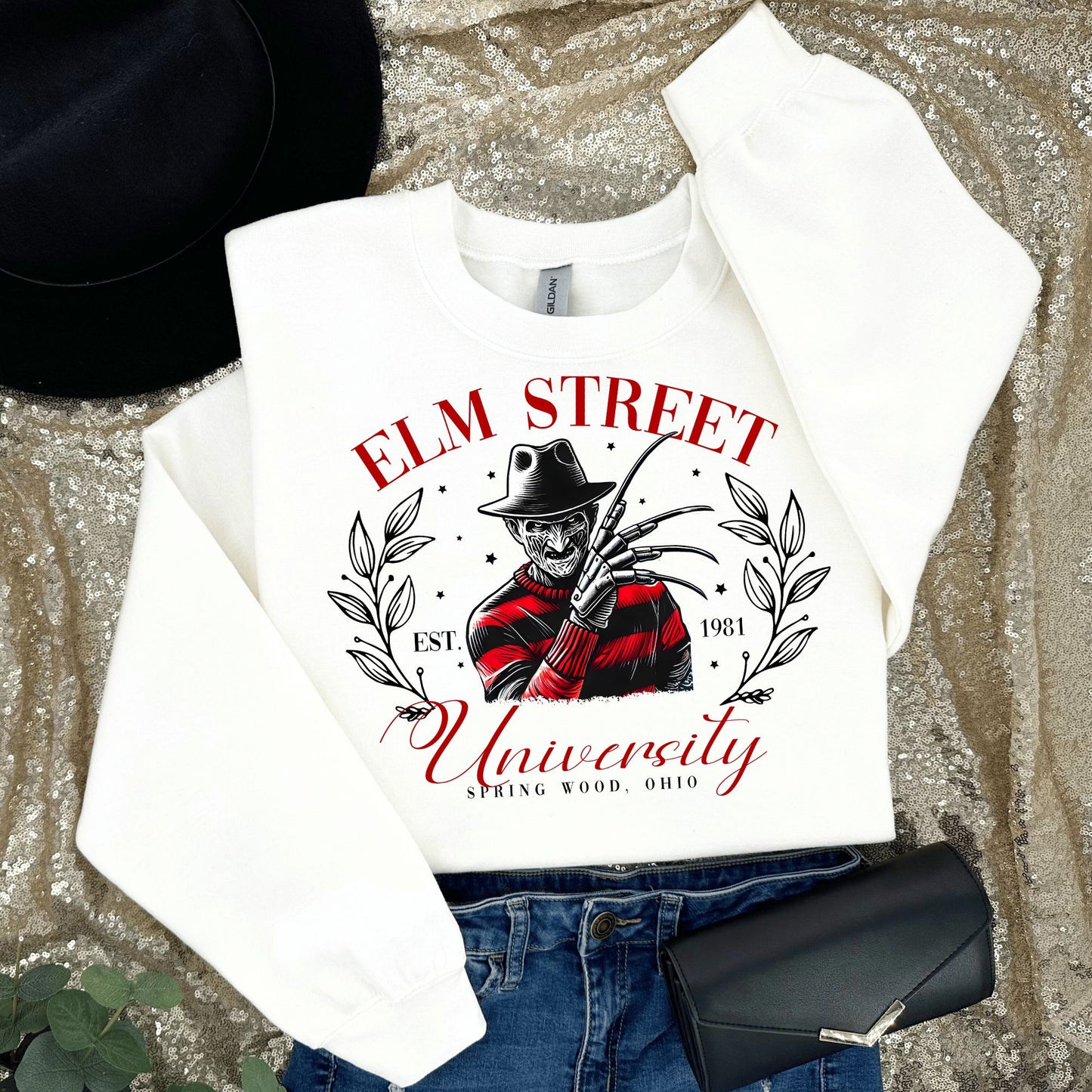 Freddy Inspired Elm Street University Shirt