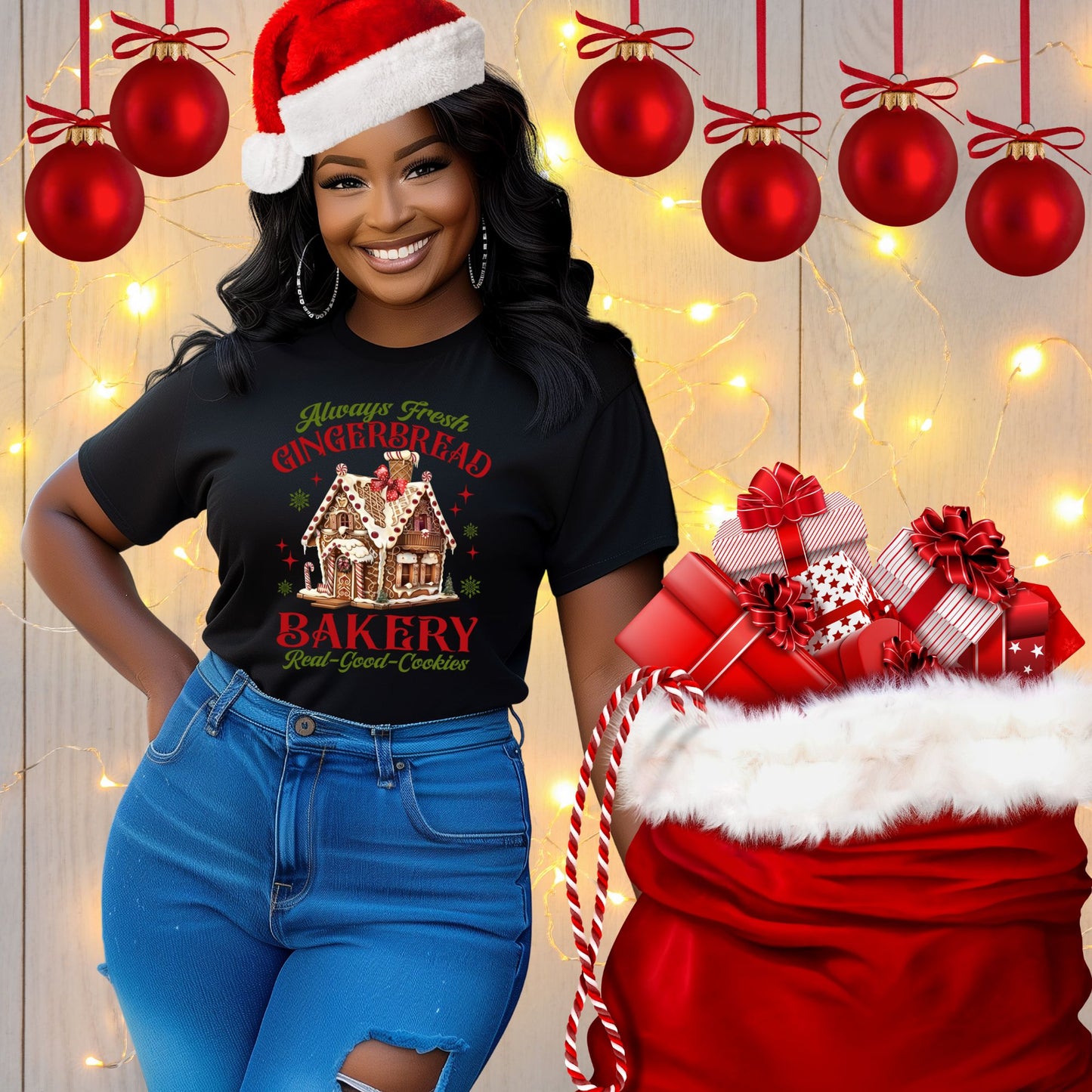 Gingerbread Bakery Holiday Shirt