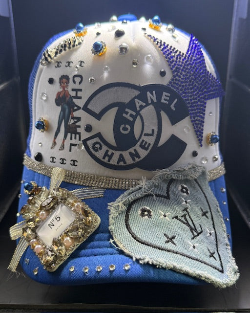 Designer Inspired Betty Blue Trucker Hat