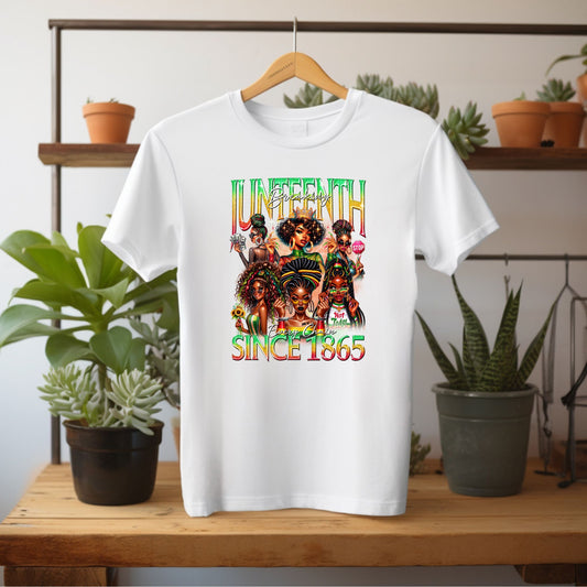 Juneteenth Breaking Chains Since 1865 Tshirt