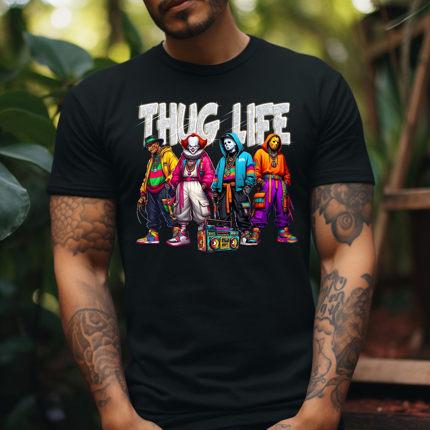 Halloween Crew Thug Life Shirt