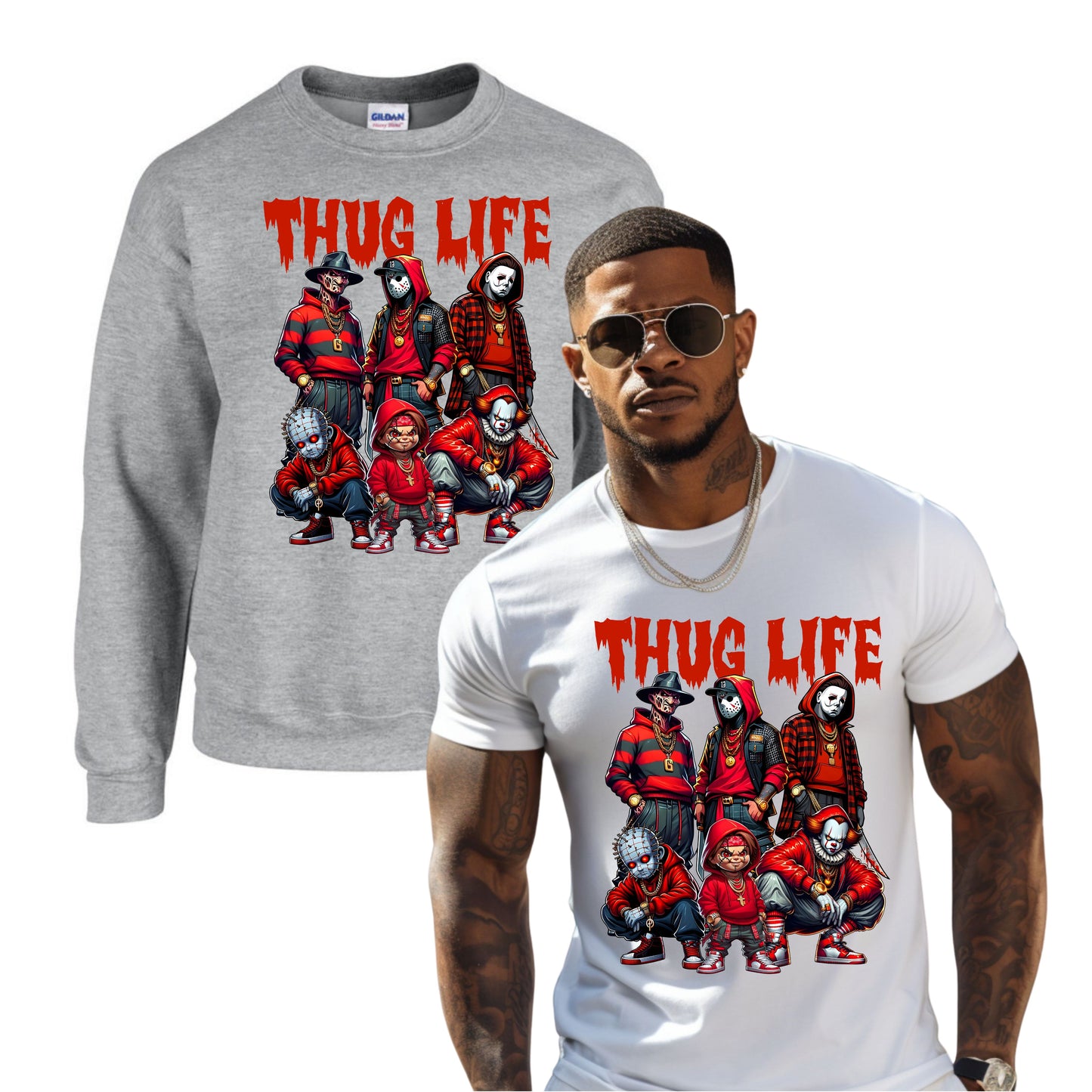 Thug Life Halloween Gang Shirt