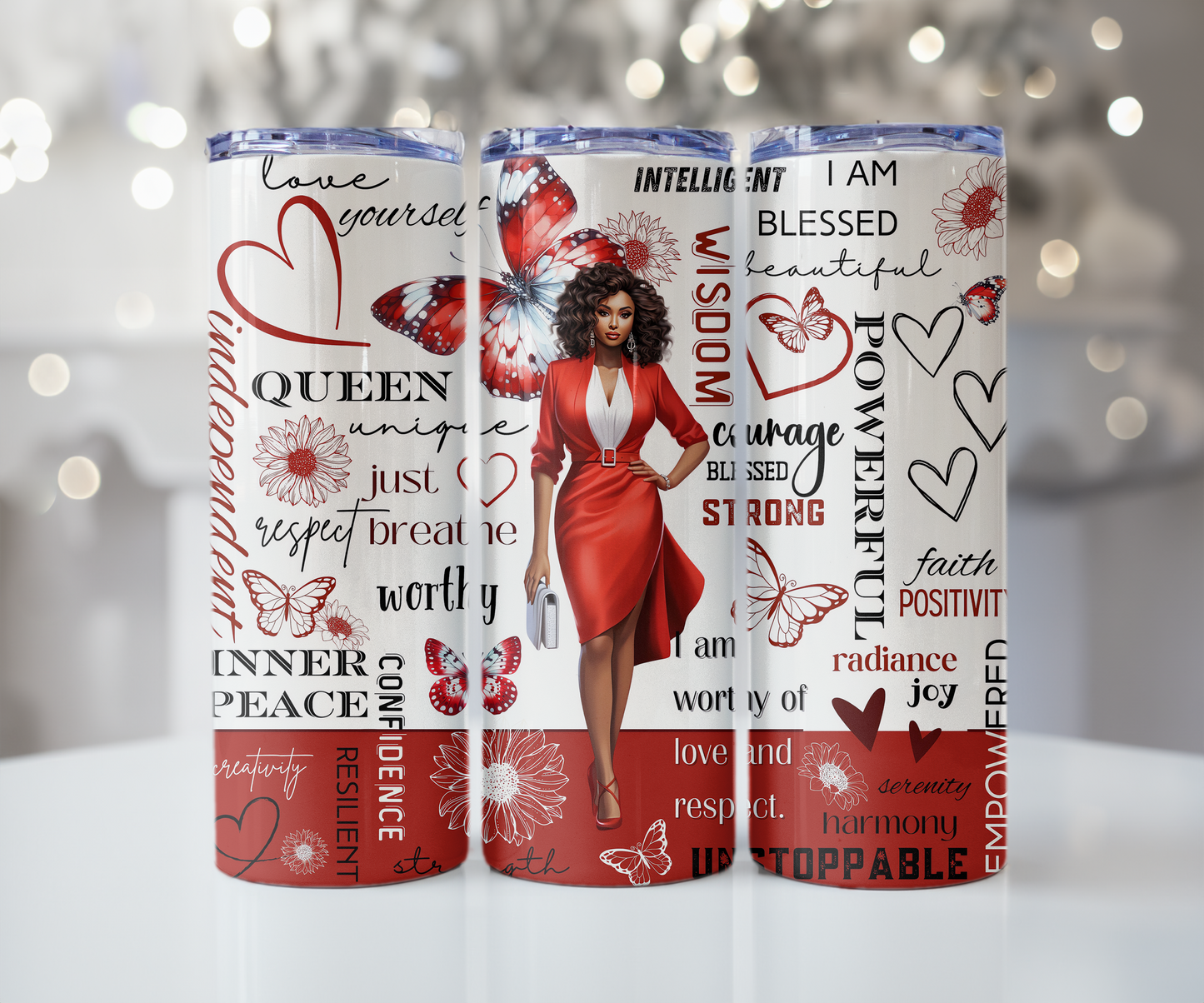 Powerful Queen in Red 20 Oz. Tumbler