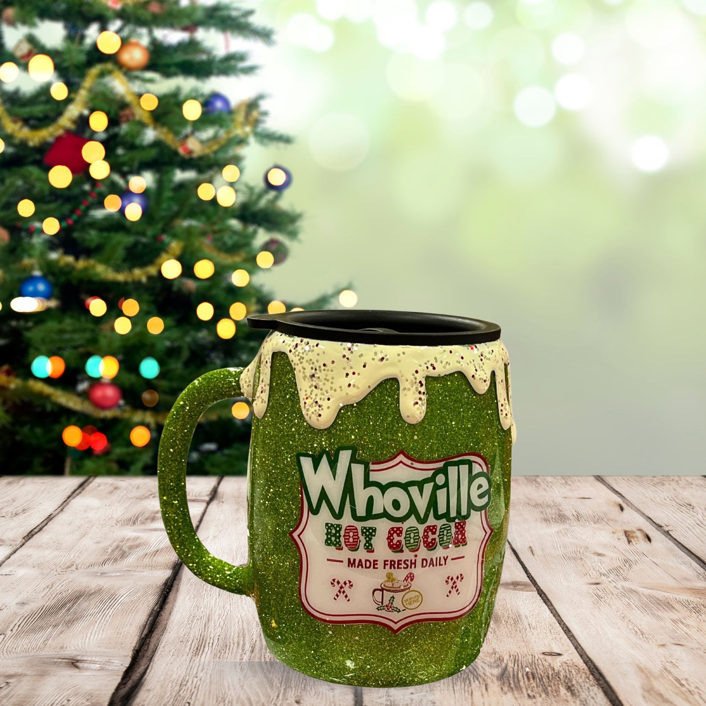 Whoville Insp. Holiday Hot Cocoa 14 Oz. Mug