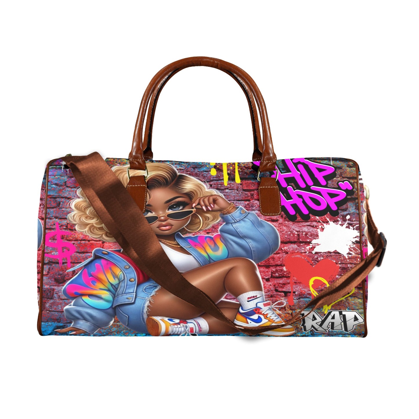 Hip Hop Luv Large Travel Bag