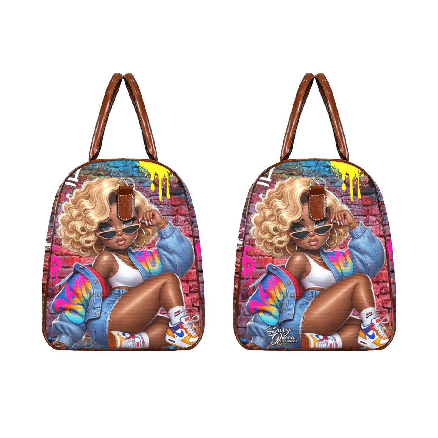 Hip Hop Luv Large Travel Bag